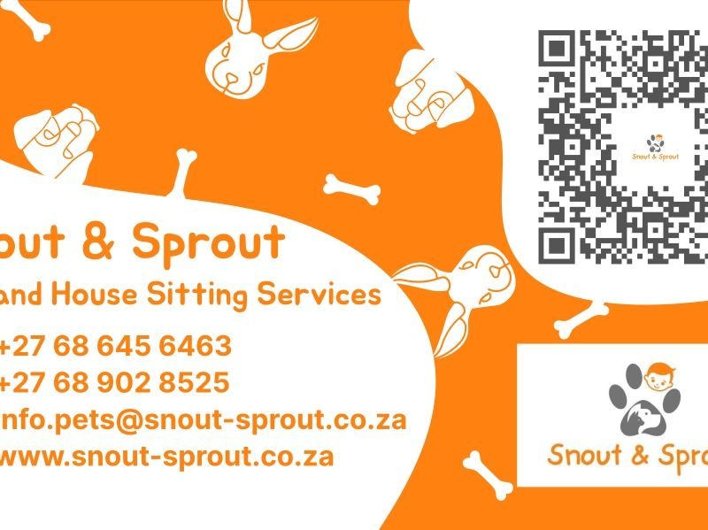 Snout & Sprout (pet sitter in Johannesburg, Pretoria )